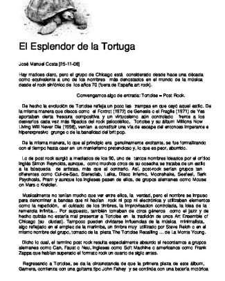 El Esplendor De La Tortuga - E