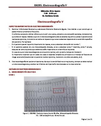 Ekg05. Electrocardiografía V