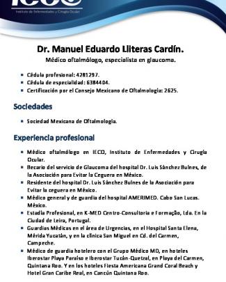 Curriculum Vitae - Ieco Instituto De Enfermedades Y Cirugía