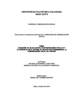 Universidad Politécnica Salesiana Sede Quito - Repositorio Digital-ups