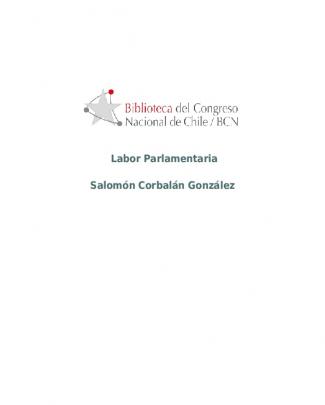 Labor Parlamentaria Salomón Corbalán González