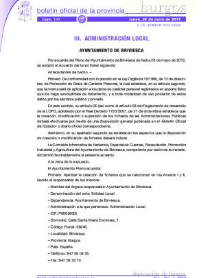 Anuncio 201304928 - Boletín Oficial De La Provincia De Burgos