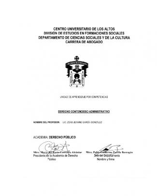 Derecho Contencioso Administrativo - Centro Universitario De Los Altos