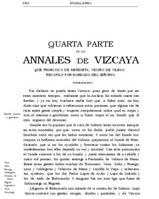 Annales De Vizcaya