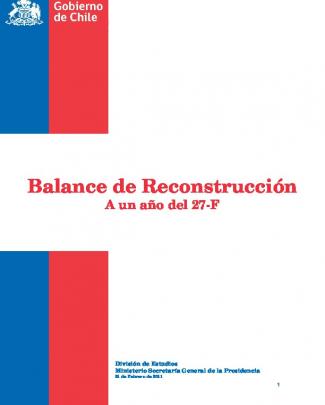 Balance De Reconstrucción - Ministerio De Vivienda Y Urbanismo