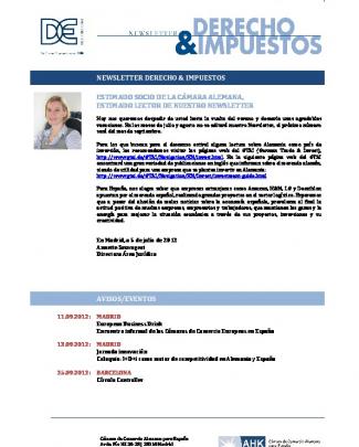 Es-newsletter Junio 2012_05 - Cámara De Comercio Alemana Para