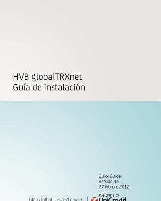 Hvb Globaltrxnet Guía De Instalación