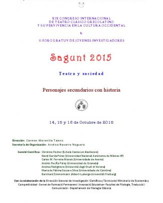 Sagunt 2015 - Universitat De València
