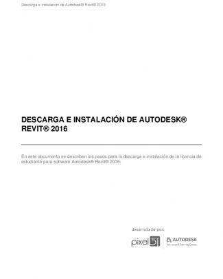 Descarga E Instalación De Autodesk® Revit® 2016