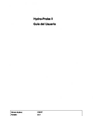 Hydro-probe (hp02)