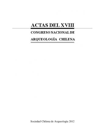 Actas Congreso 2012 - Sociedad Chilena De Arqueología