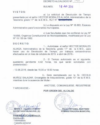 16 Jun 2016 - Transparencia Activa Municipalidad De Bulnes