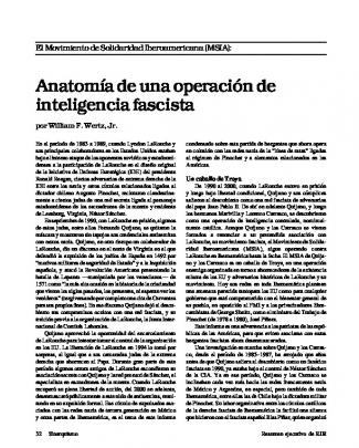 32 Anatomía De Una Operación De Inteligencia Fascista Por William F