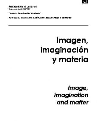 Imagen, Imaginación Y Materia - E