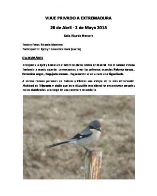 Viaje Privado A Extremadura 26 De Abril - 2