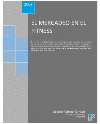 El Mercadeo En El Fitness - Viref - Biblioteca Virtual De Educación
